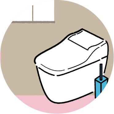 キッチン、換気扇、浴室など名古屋で実績豊富なハウスクリーニングのプロのおそうじままが臭いや落ちにくい汚れを掃除したトイレ