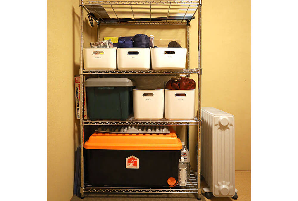 キッチン、リビングなど名古屋で整理収納アドバイザーを取得したお掃除のプロがラベリングした棚の写真